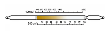 Indikatornaya trubka serovodorod 10-100;100-2000 (4,5)