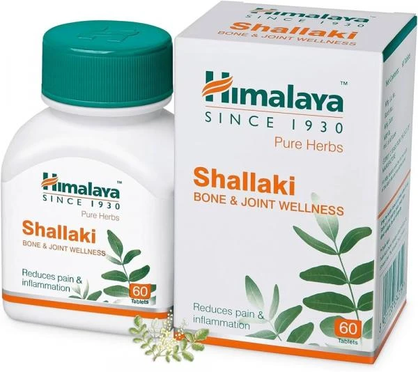 Preparat Shallaki, Himalaya Herbals, 60 tab. (125 mg.)