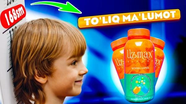 Капсулы для укрепления костей и роста Uzmax