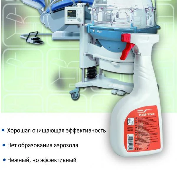 Dezinfisiruyushee sredstvo Incidin foam 750 ml