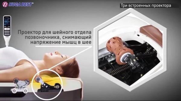 Кровать-массажёр N5 NUGA BEST