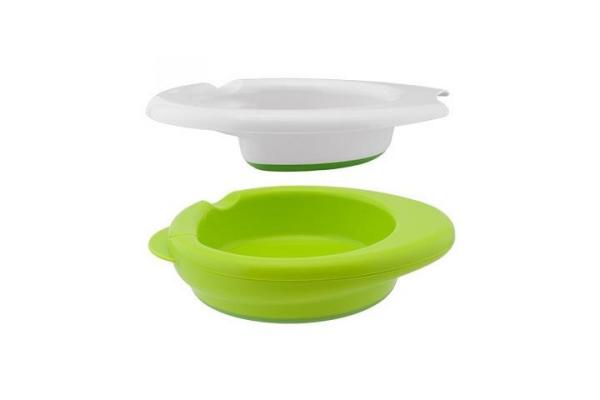 Пластиковая детская тарелка 2 В 1 6М+ CH088