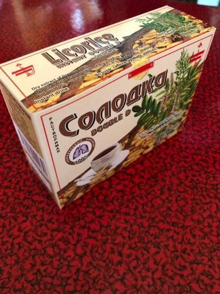 Solodka rastvorimaya s balzamom Double D v upakovke po 20 pachek