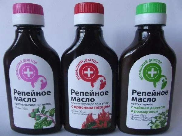 Репейное Масло по уходу за волосами