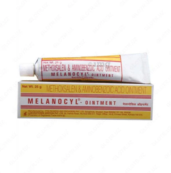 Psoriaz va vitiligoni davolash uchun malham Melanocil (Melanocyl)