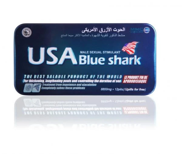Мужской препарат USA Blue Shark - Голубая акула (12 таблеток)