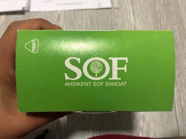 Перчатки нестерильные диагнотические из каучукового латекса размером M , L