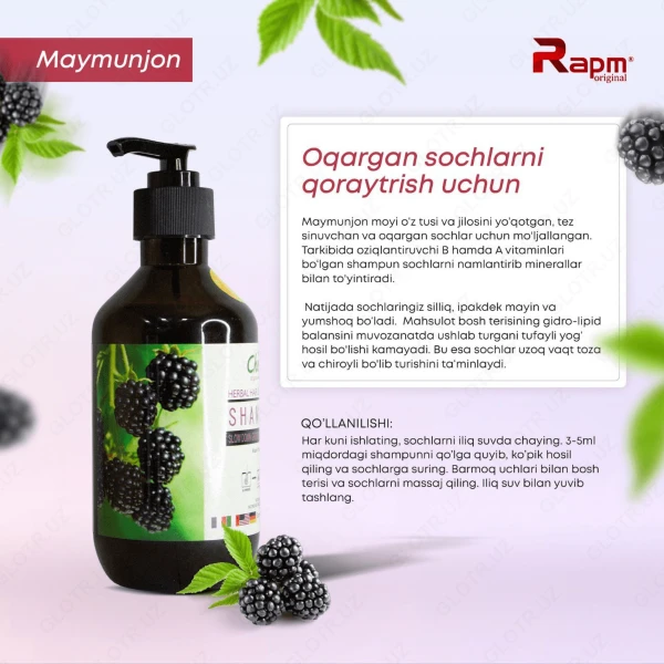 Shampun dlya okrashivaniya sedix volos - Rapm Chey