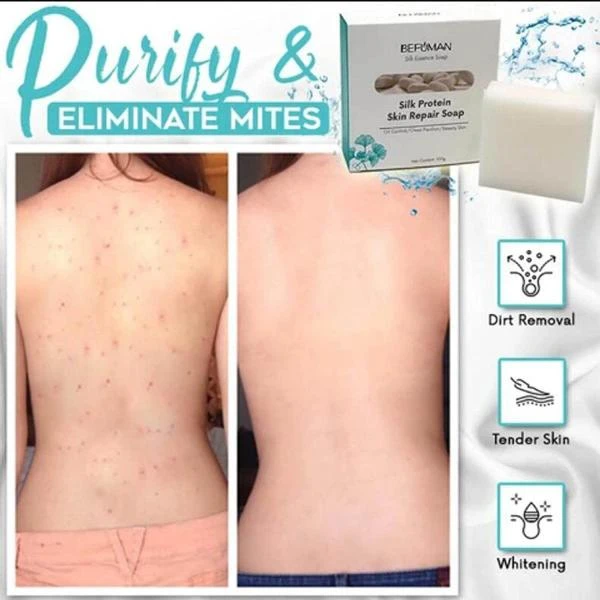 Echki sutidan fibroin sovuni Befuman Silk Protein Skin Repair