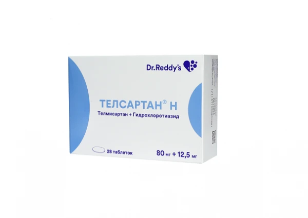TELSARTAN H tabletkalari 80mg+12,5mg N28