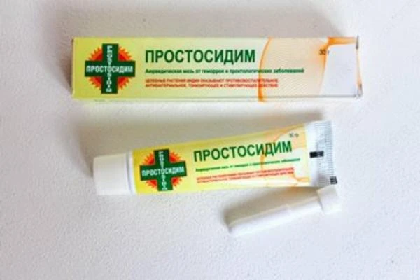 Gemorroy uchun malham "Простосидим"