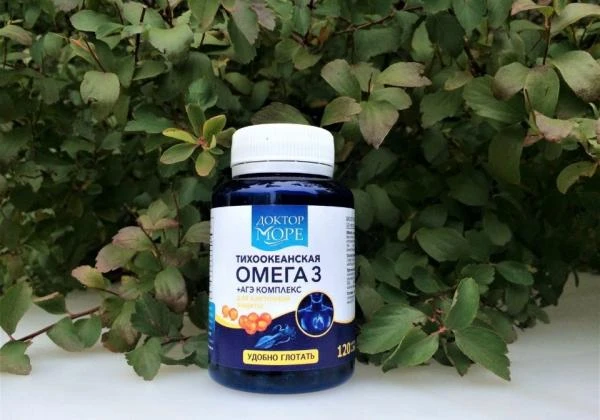 Tixookeanskaya omega 3 + AGE KOMPLEKS 120 kapsul po 250 mg
