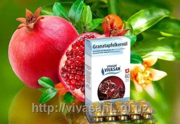 Maslo granatovix kostochek v kapsulax