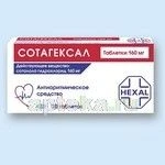 SOTAGEKSAL 0,16 tabletkalari N20