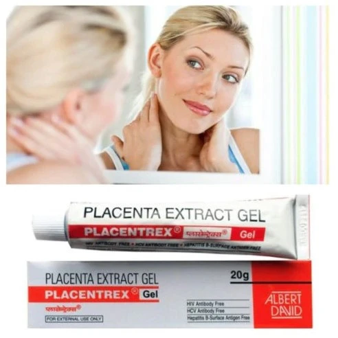 Placentrex gel qarishga qarshi yuz kremi