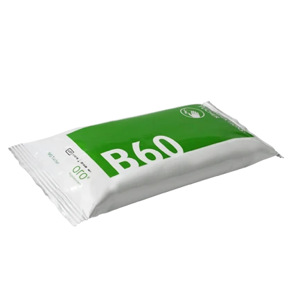 Spirtosoderjashie vlajnie salfetki B 60, v upakovke