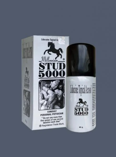 Buzadigan amallar jinsiy aloqa prolongatori stud 5000, lidokain 9,5%