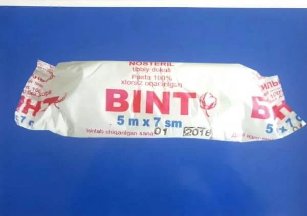 Bint marleviy medisinskiy ne/ster 5mx7sm