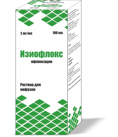 ИЗИОФЛОКС раствор для инфузий 100мл 2мг/мл