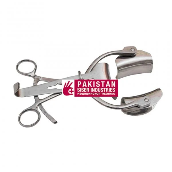 Ранорасширитель с кремальерой трехстворчатый