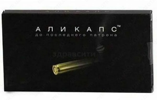 Alicaps kuchini oshirish uchun erkaklar ogohlantiruvchi dori