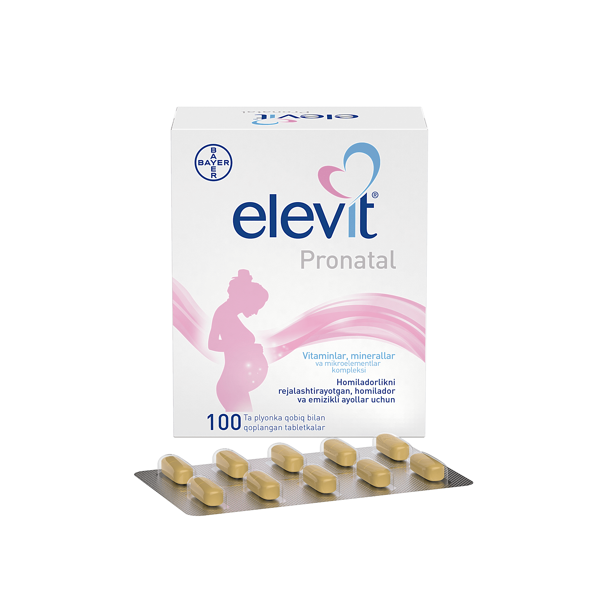ЭЛЕВИТ ПРОНАТАЛЬ таблетки N100