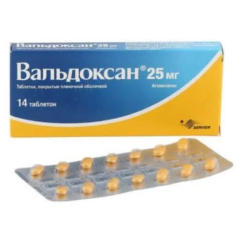 ВАЛЬДОКСАН таблетки 25мг N56