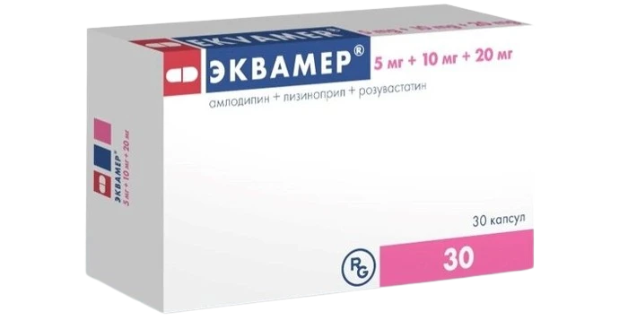 EKVAMER kapsulalar  5mg+10mg+20mg N30