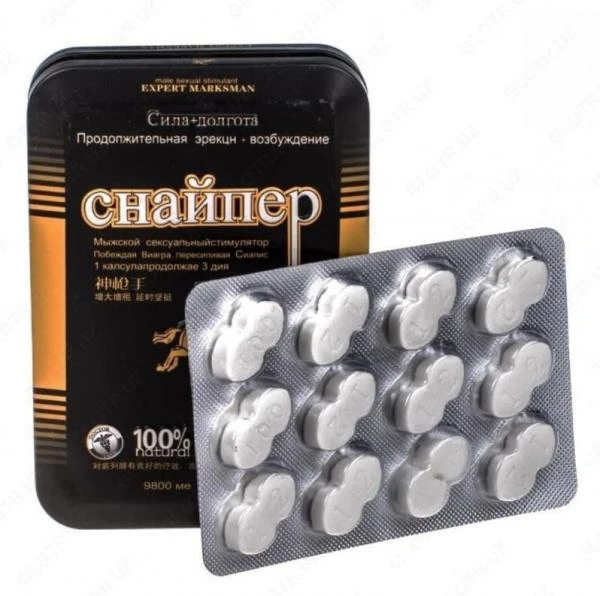 Erkaklar uchun preparat kuchni oshirish uchun Snayper