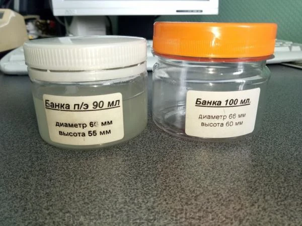 Банка квадратная п/э 1000 мл