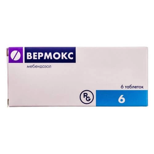 ВЕРМОКС таблетки 100мг N6