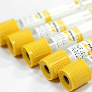 Vakumnie probirki Improvacuter s aktivatorom svertivaniya i gelem (jeltaya krishka)