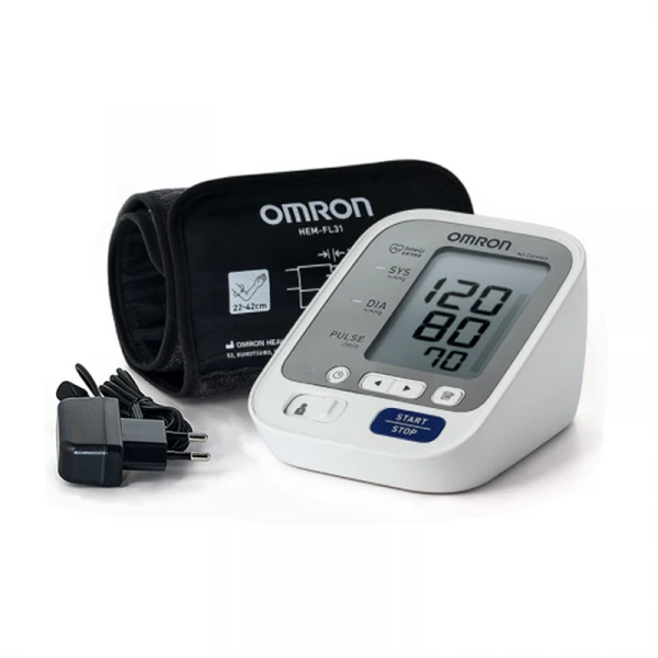 Тонометр измеритель артериального давления Omron OMRON M3 COMFORT с умной манжетой Intelli Wrap - 360 градусов