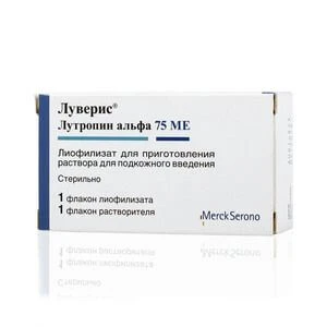 ЛУВЕРИС лиофилизат 1мл 75МЕ N1