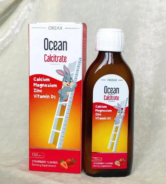 Жидкий кальций Ocean Calcitrate для детей