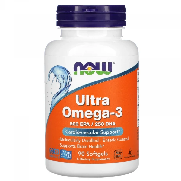ULTRA OMEGA-3 500 EPA/250 DHA, 90 ТА ЮМШОҚ КАПСУЛА