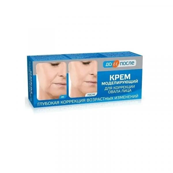 Yuz ovalini tuzatish uchun modellashtiruvchi krem