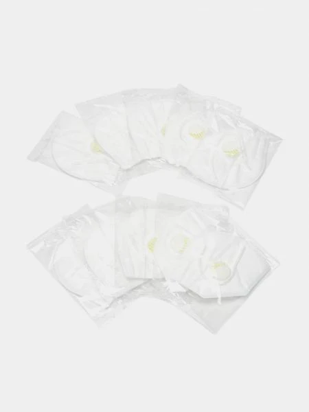 Niqob respirator klapanli N95, 10 dona