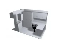 Komplekt mebeli dlya mobilnoy laboratorii na baze avtomobilya Fiat Dukato