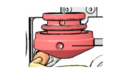 Paraxial Ni-konusli reflektor (yig'ilganda)