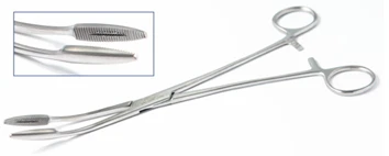 Корнцанг изогнутый 250 мм