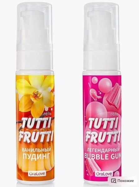 Gel smazka sedobnaya "Tutti Frutti"