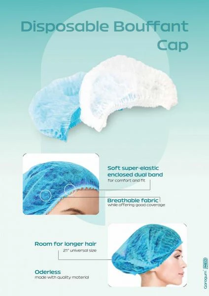 Оптовая продажа одноразовых шапочек из спанбонда: защита и комфорт для вашего бизнеса