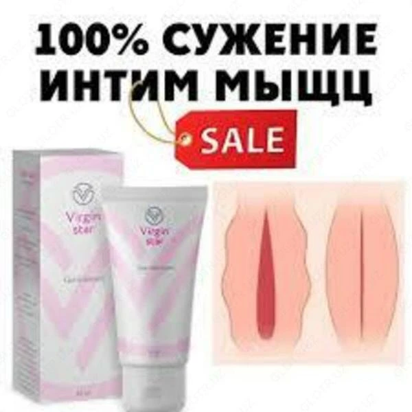 Virgin Star vaginal siqilish uchun krem-jel