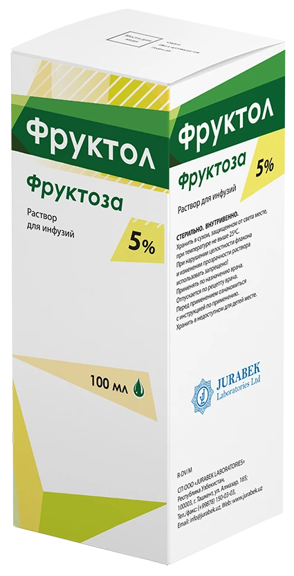 FRUKTOL infuziya uchun eritma 100ml 5%