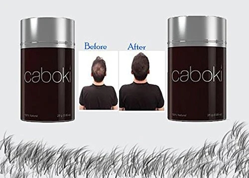 Caboki Hair Building Fibers Консилер от выпадения волос - 25 Граммы (черный)