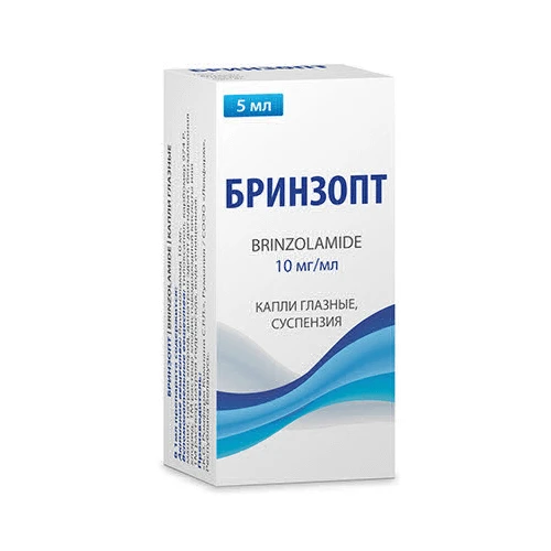 BRINZOPT ko'z tomchilari 5ml 10mg/ml