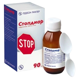 STOPDIAR suspenziya 90ml 220mg/5ml