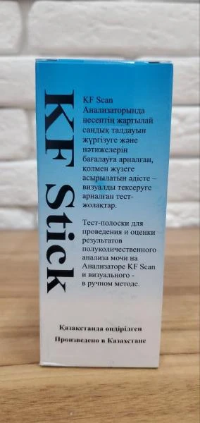 Test poloska KF Stick 2MC dlya polukolichestvennogo i vizualnogo opredeleniya soderjaniya v moche Mikroalbumina, kreatinina №100