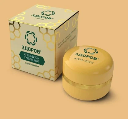 Крем-воск ЗДОРОВ пчелиный